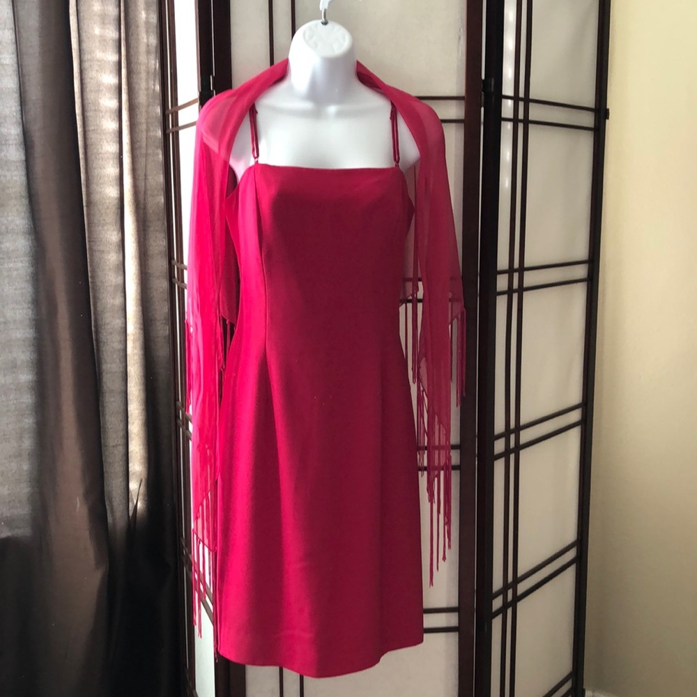Papel Boutique fuchsia cocktail dress